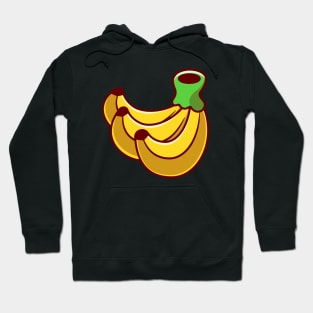 Banana Cartoon Illustration Hoodie